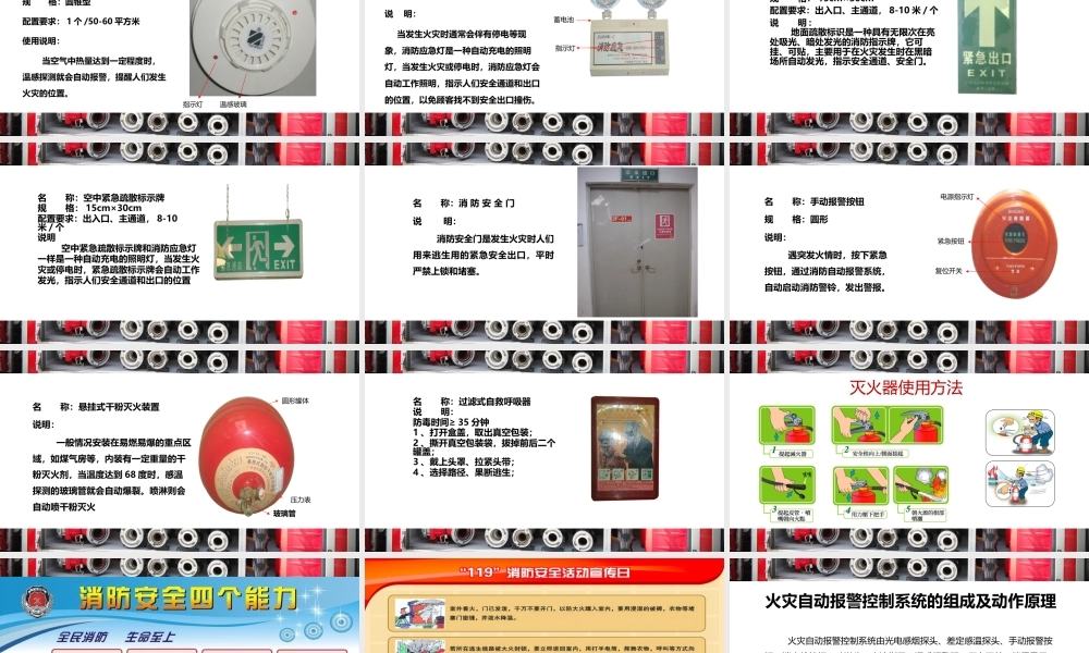 消防设备、器材及标志培训课件