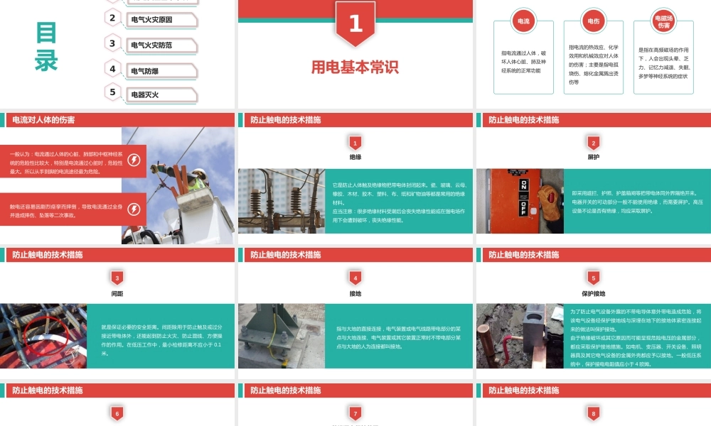 用电安全及电气火灾防范