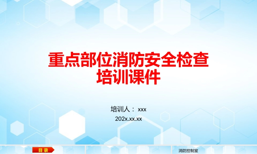 重点部位消防安全检查培训-51页