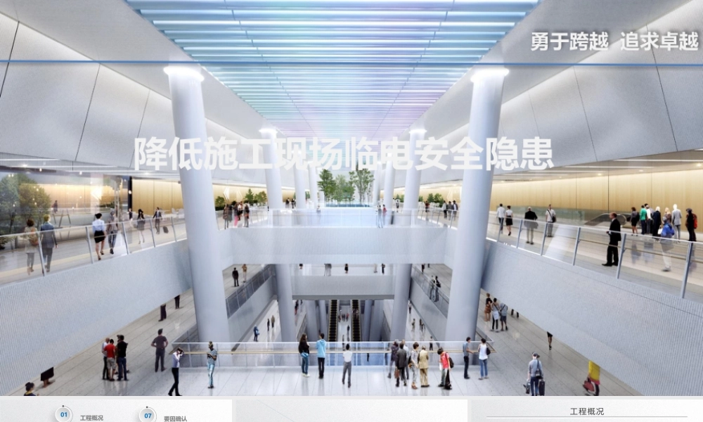 【QC】降低施工现场临电安全隐患2023年ppt（44页）