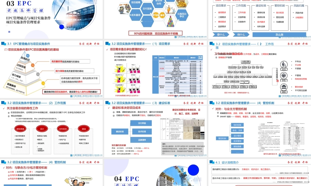 EPC工程总承包项目全过程管控要点2023年ppt(69页)