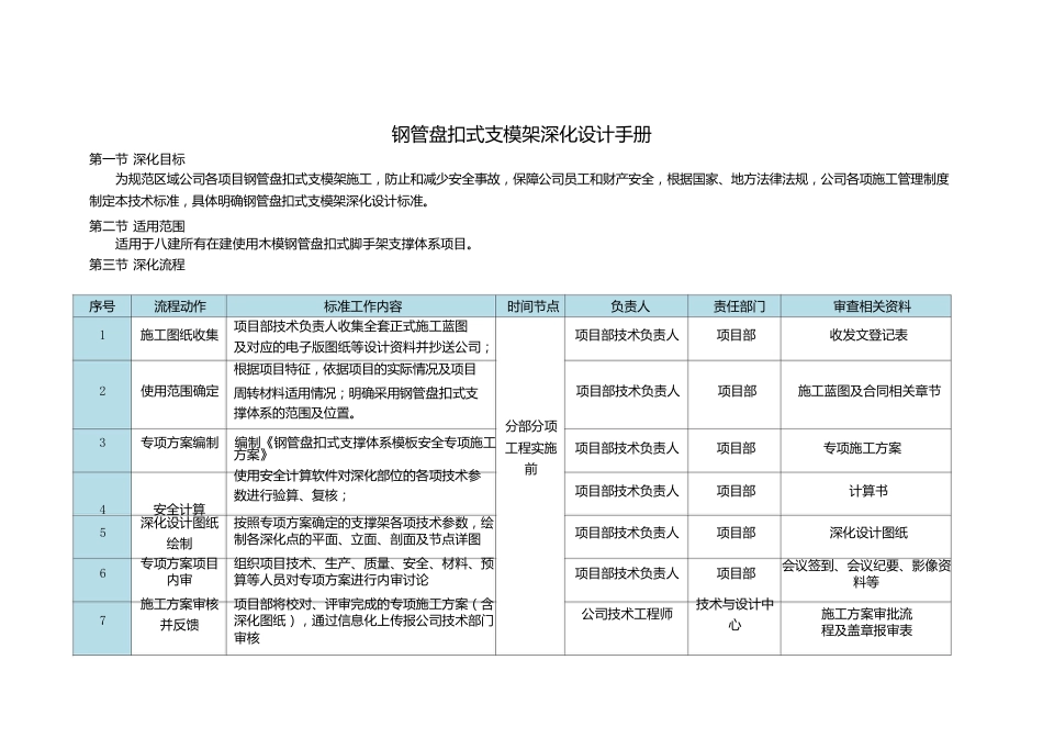 钢管盘扣式支模架深化设计手册word(17页)_第1页