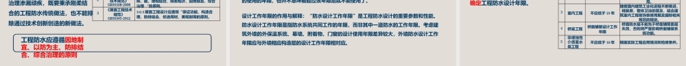 建筑与市政工程防水通用规范重点内容解读与分享2025年(44页)