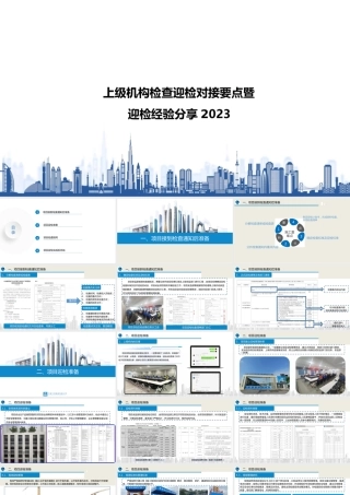 上级机构检查迎检对接要点暨迎检经验分享ppt（28页）