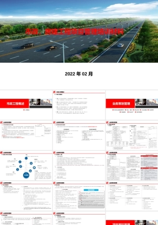市政，房建工程项目管理培训材料2022ppt（26页）