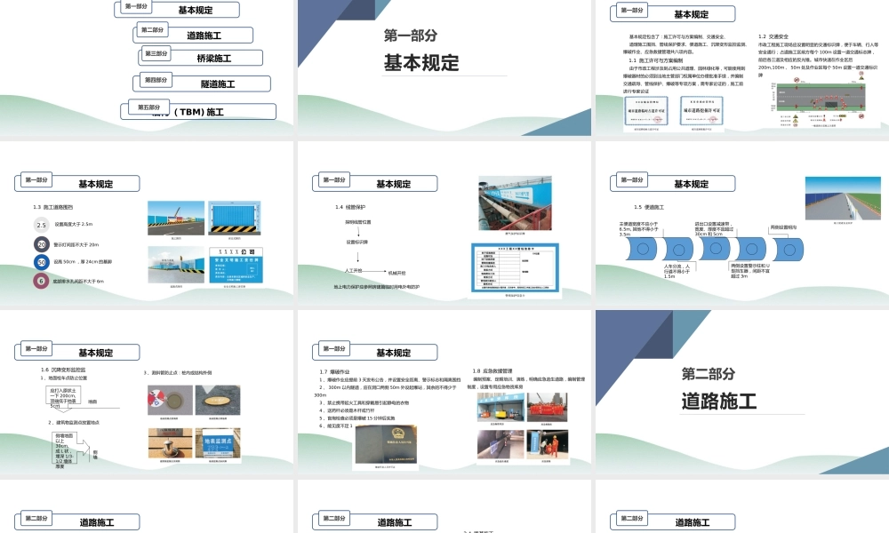 市政工程安全生产标准化ppt(48页)