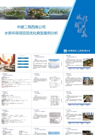 水务环保项目双优化典型案例分析ppt（40页）