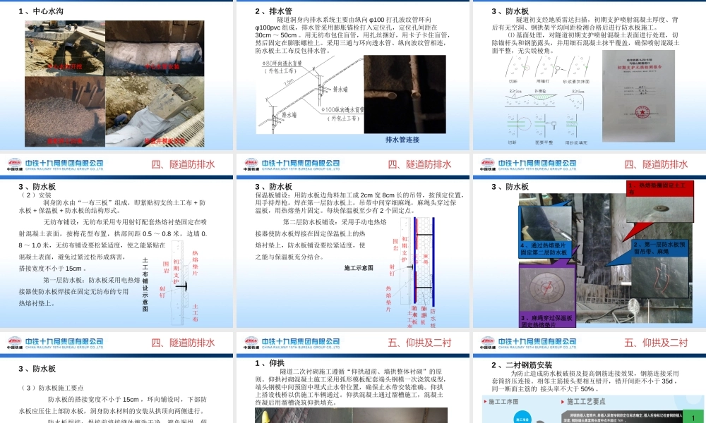隧道首件评估观摩交流材料ppt（42页）