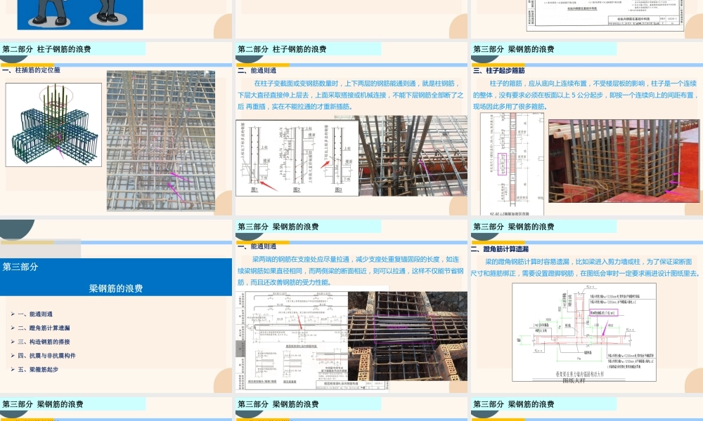 现场钢筋浪费点把控2022ppt（45页）