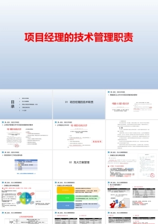 项目经理的技术管理职责ppt（97页）