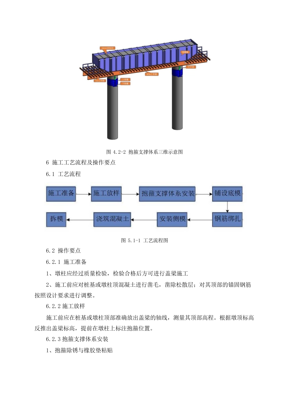 2023年盖梁抱箍法无支架施工工法word(16页)_第3页