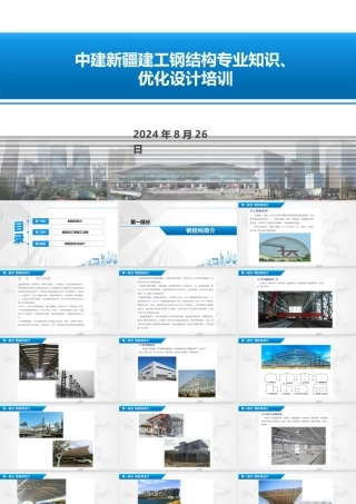 2024年钢结构专业知识、优化设计培训ppt（120页）