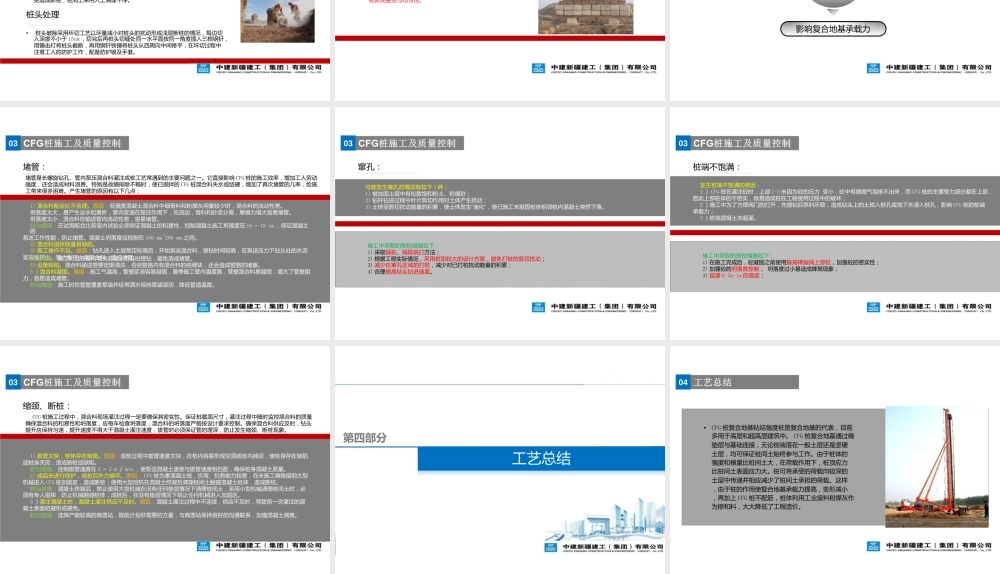 CFG桩工艺应用及质量控制要点2023年ppt（24页）