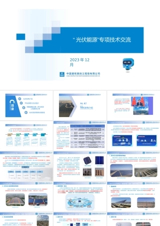 光伏能源专项技术交流2024年ppt（65页）