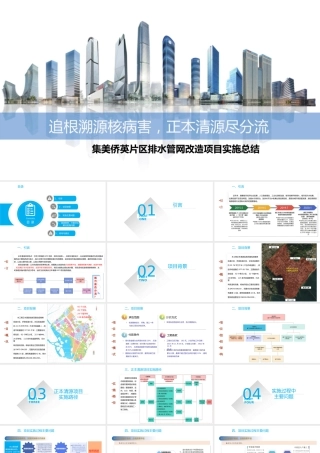 排水管网改造项目实施总结（38页）