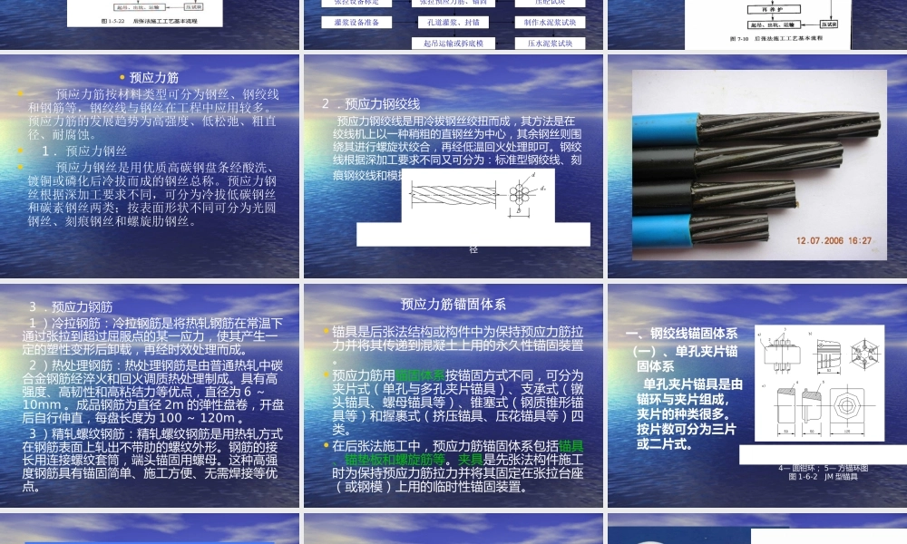 桥梁桥涵施工技术之十后张法预应力简支梁桥的施工工艺（53页）