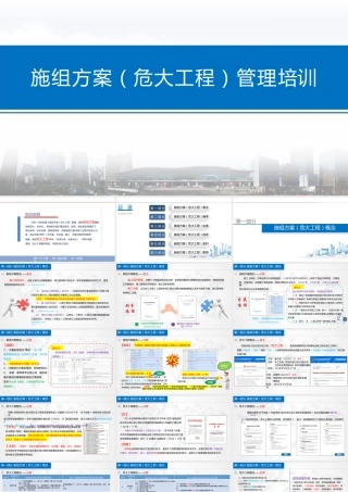 危大工程施组方案管理培训ppt（95页）