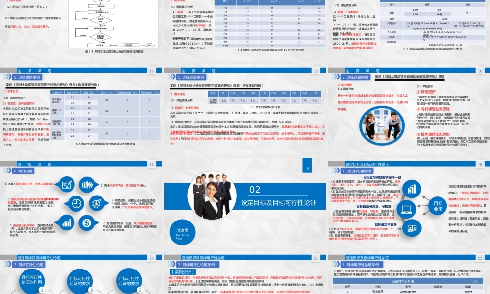 新型课题QC小组活动程序2023年ppt（108页）