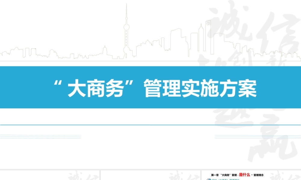 “大商务”管理实施方案ppt2021（43页）