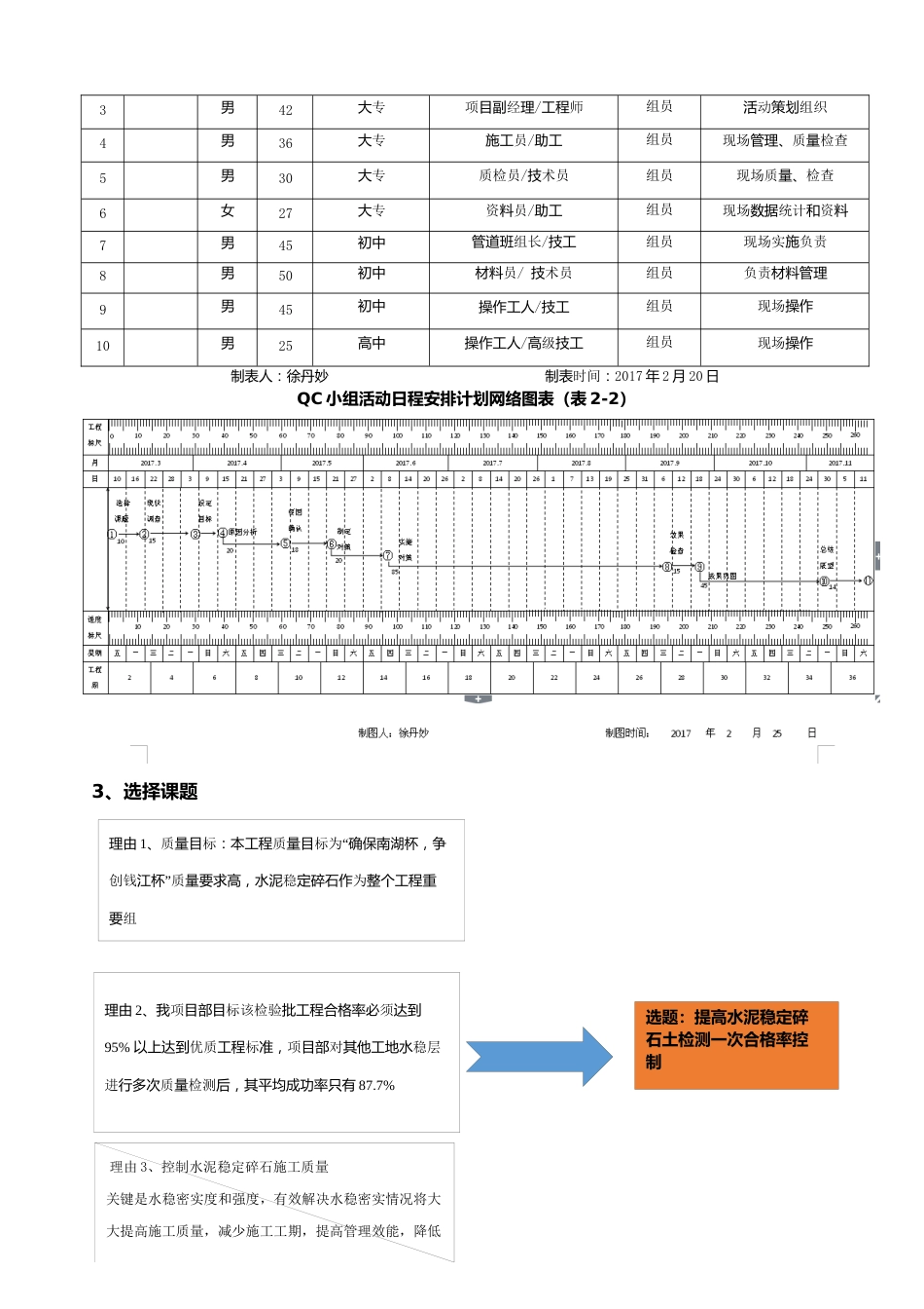 【QC】提高水泥稳定碎石土检测一次合格率控制word（20页）_第3页