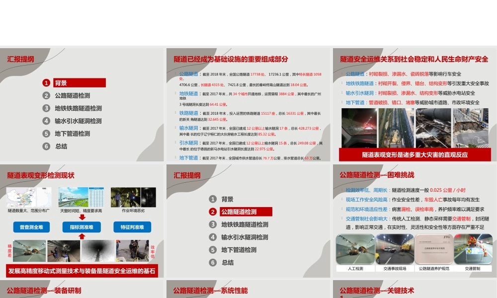 大型隧道表观变形动态精密测量技术与装备（49页）