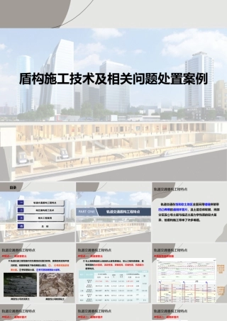 盾构施工技术及相关问题处置案例ppt（81页）