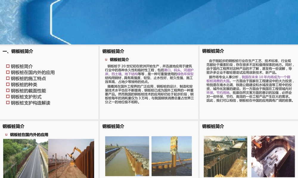 钢板桩那点事ppt(82页)