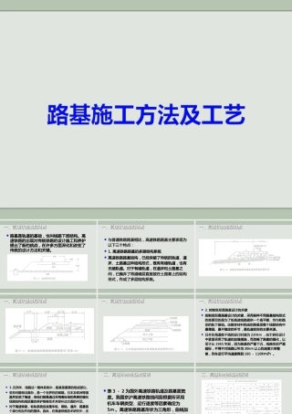 高速铁路路基施工方法及工艺ppt（125页）