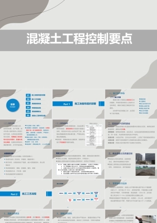 混凝土工程控制要点ppt（81页）
