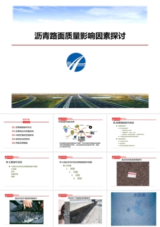 沥青路面质量影响因素探讨（134页）