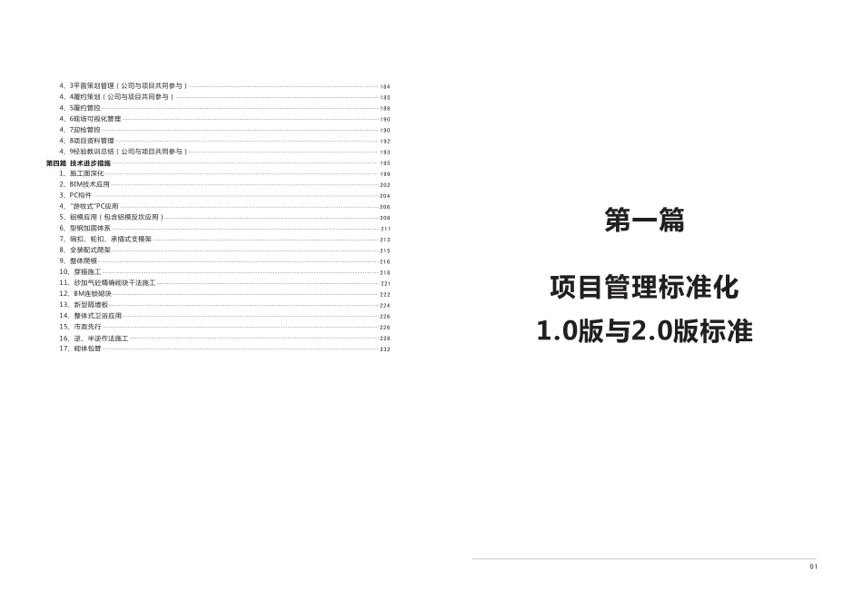 名企项目标准化（现场设施+项目管理+技术进步）参考标准2.0版（118页）_第2页