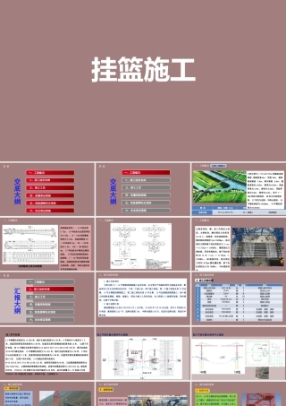 某大桥挂篮施工汇报2020ppt（86页）