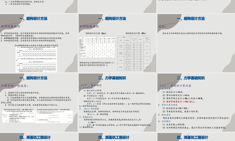 桥梁工程六大类临时结构计算内容(20页)