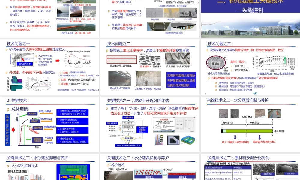 桥梁结构混凝土关键技术PPT2020（70页）