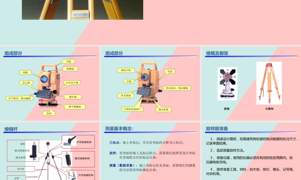 全站仪图文动图操作指引，直观简单易懂（39页）