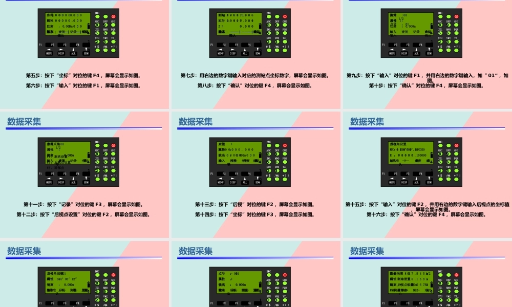 全站仪图文动图操作指引，直观简单易懂（39页）