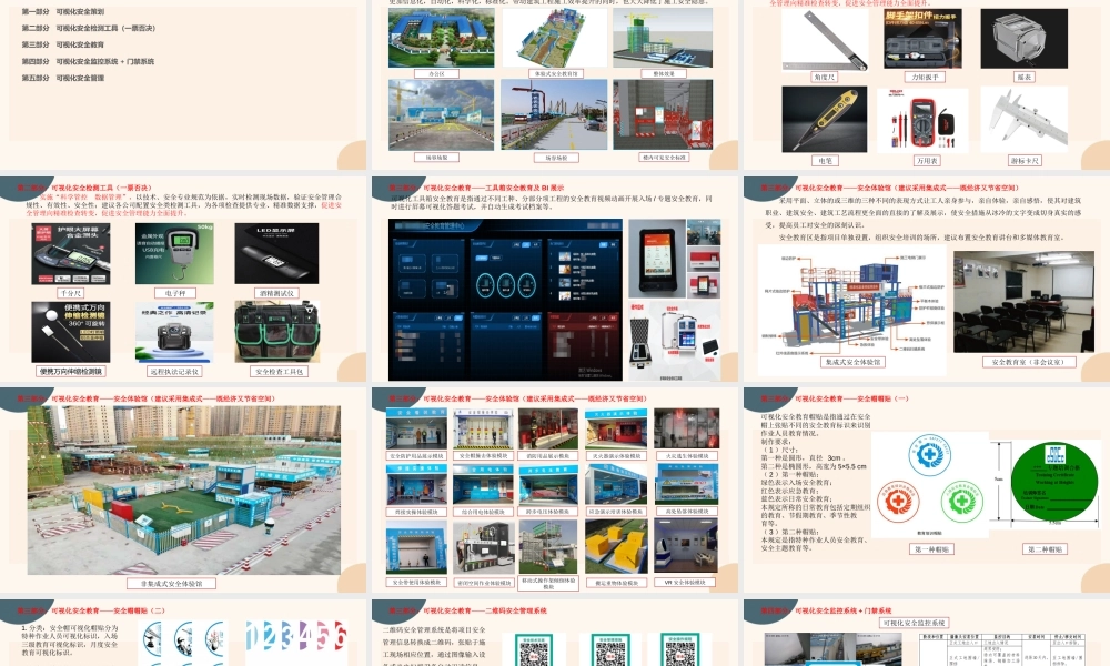 施工安全可视化2021ppt(30页)