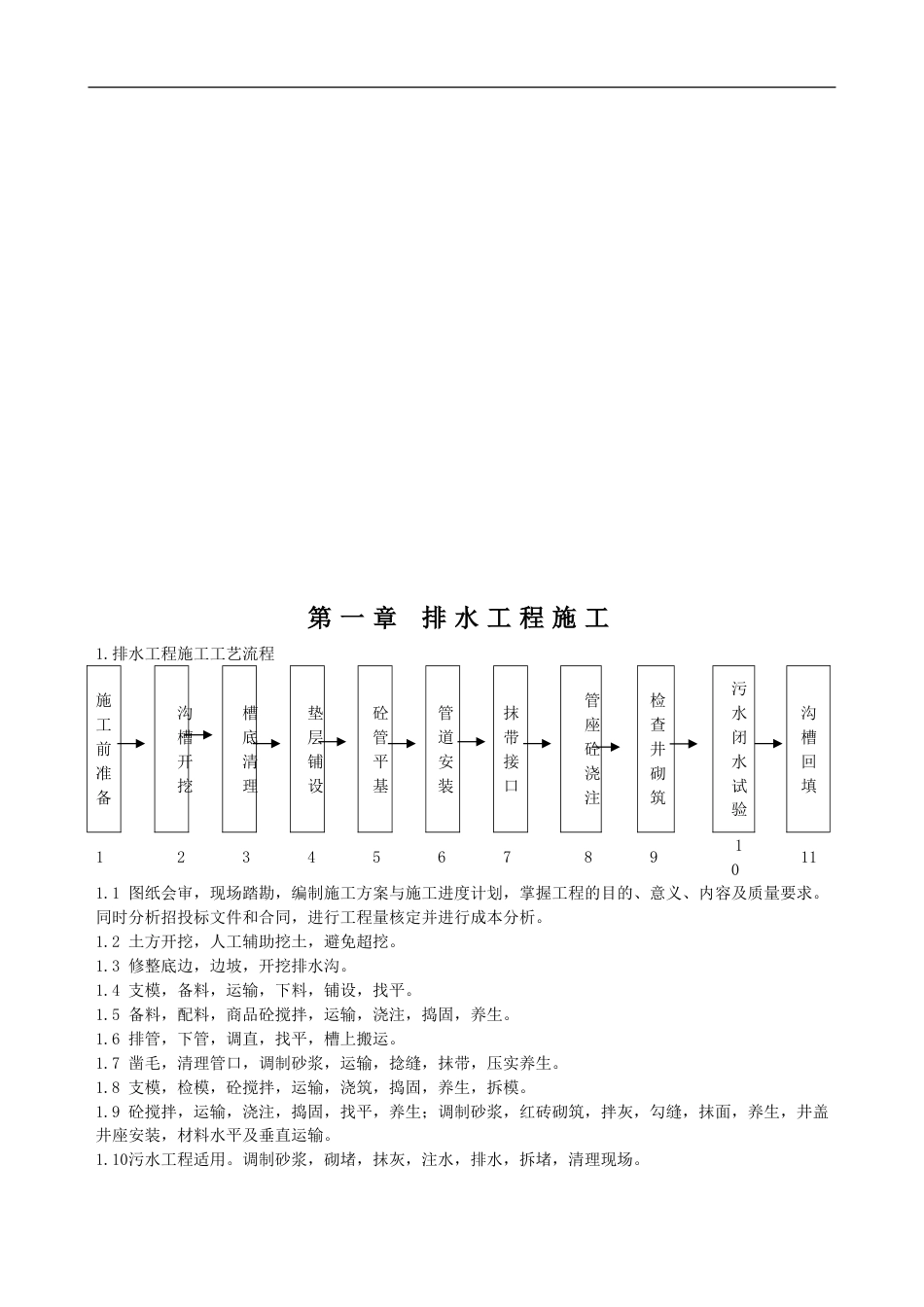 市政工程常见项目施工作业指导书word(47页)_第3页