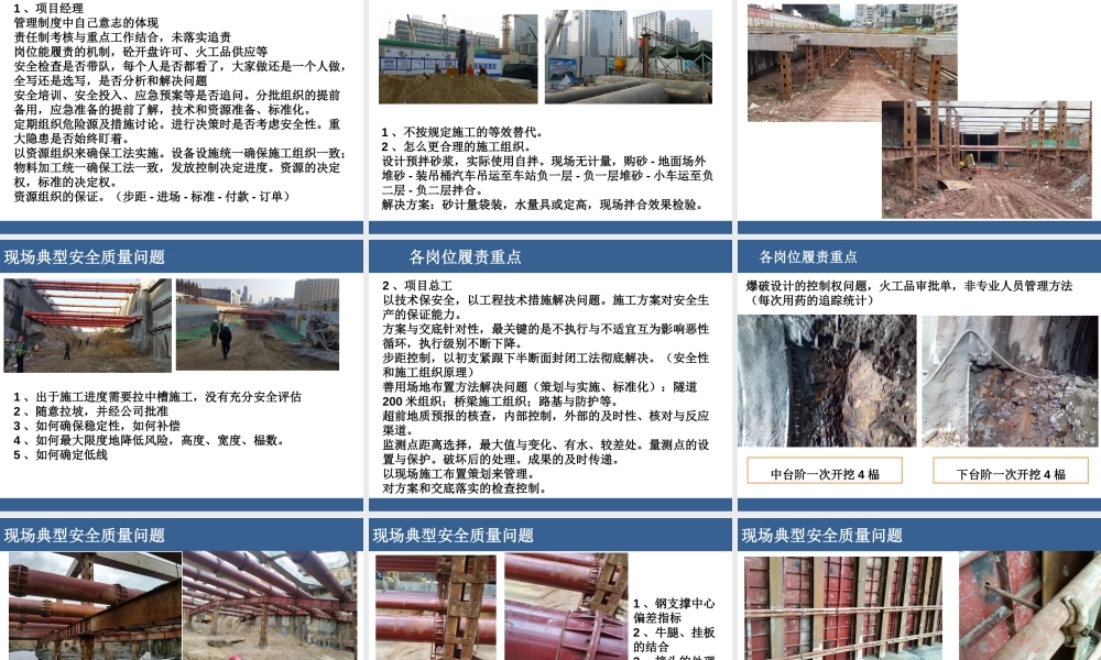 市政工程项目现场安全管理技术ppt（86页）