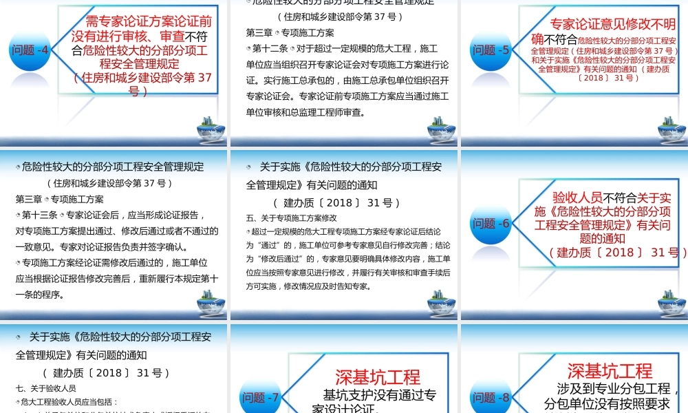 危大工程专项施工方案编制常见问题解析ppt（70页）