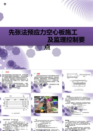 先张法预应力空心板施工及监理控制要点ppt（47页）