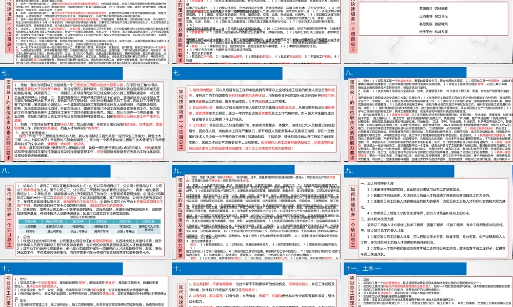 项目总工的定位与培养ppt(47页)