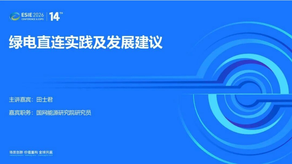 国网能源研究院PPT：绿电直连实践及发展建议_第1页