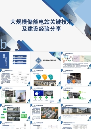 大规模储能电站关键技术及建设经验分析报告