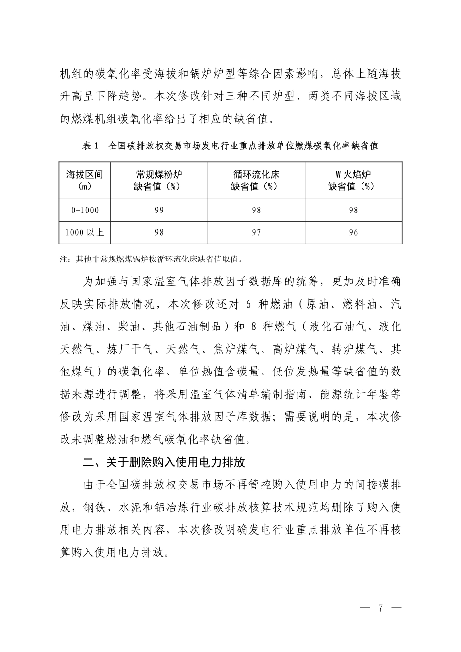 附件3.关于更新《企业温室气体排放核算与报告指南 发电设施》技术要求的说明_第2页