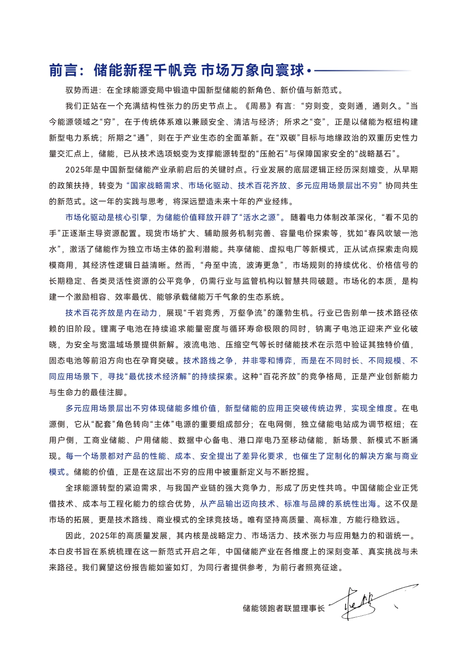 储能领跑者联盟EESA：2026中国新型储能行业发展白皮书机遇与挑战_第3页