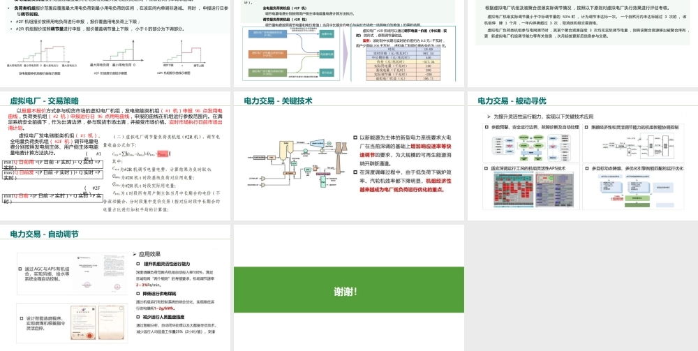 电力市场交易结算及策略