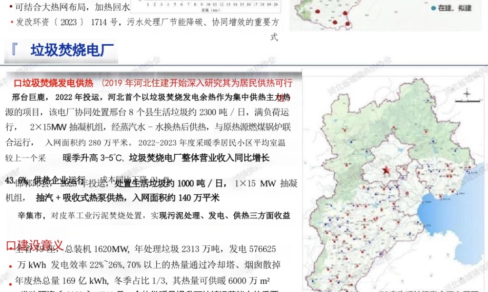 河北省城镇供热协会PPT:供热行业面临的形势、挑战与发展方向——河北省供热现状汇总与典型案例分析