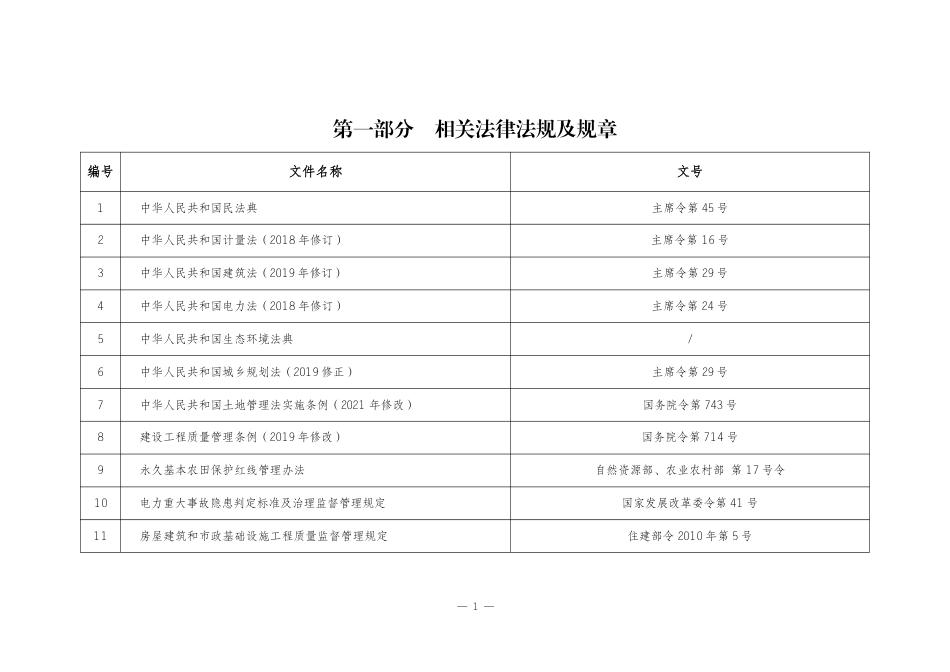 输变电工程建设现行主要质量管理制度、施工与验收质量标准目录(2026版)》_第2页
