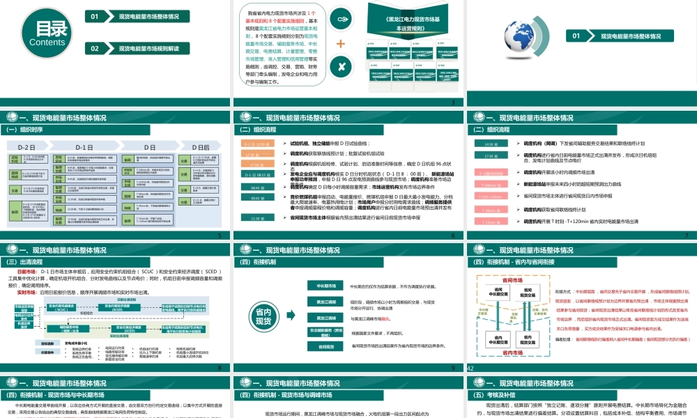 国家电网PPT:电力现货市场基本规则解读